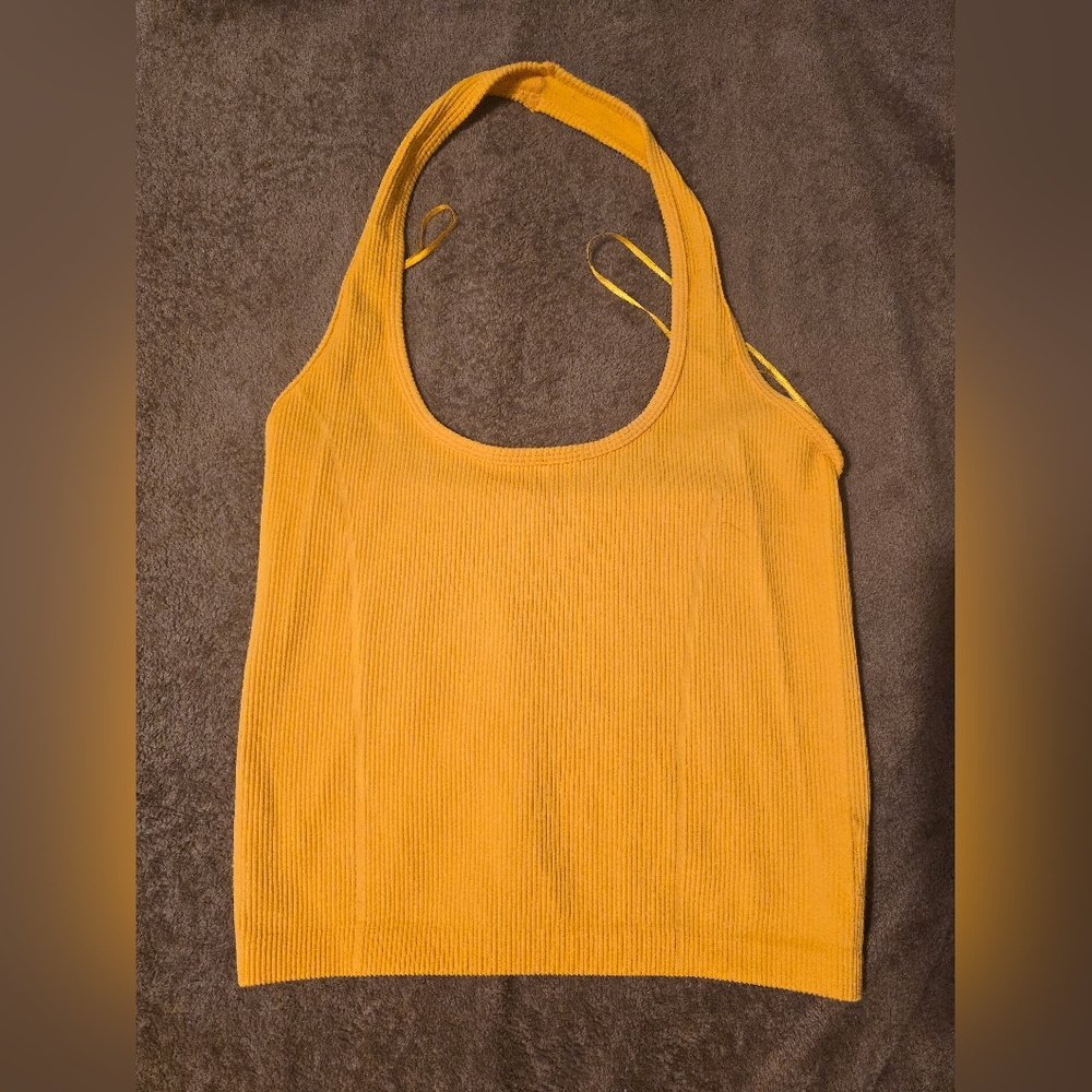 Orange Halter Top